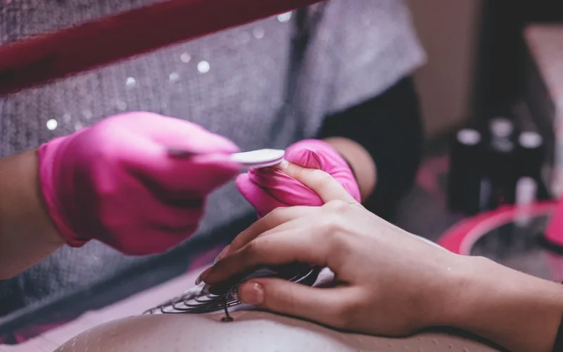 ludzie, ręce, manicure, naskórek, czysty, salon, manicure, manicure, manicure, manicure, manicure